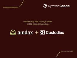 Symvan Capital's Strategic Exit of Custodiex Marks Digital Asset Custody Milestone