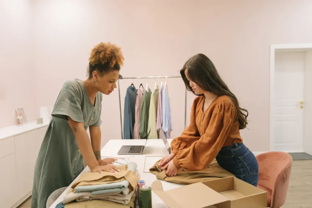 women speaking about money