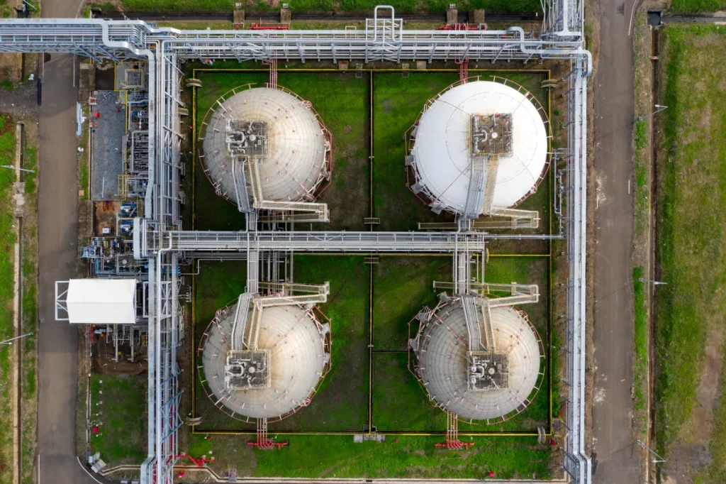 EU gas storage levels