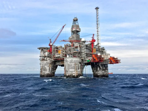 North Sea oil decline