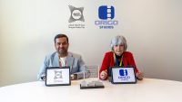 Hungary's Origo Studios signs partnership with Shams at MIPCOM Cannes: representatives of Sharjah Media City (Shams) and Origo Studios at the partnership signing